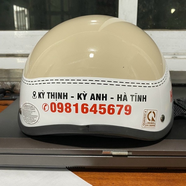 Mũ bảo hiểm in logo Khách hàng xe máy - xe điện Hồng Mại
