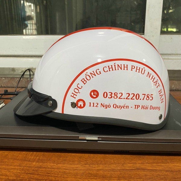 Mũ bảo hiểm in logo JIS