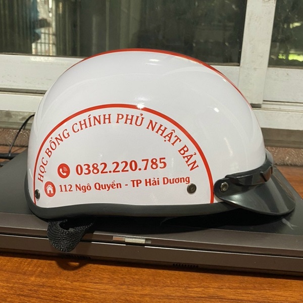 Mũ bảo hiểm in logo JIS