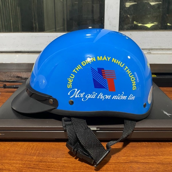 Mũ bảo hiểm in logo Điện máy Như Thường